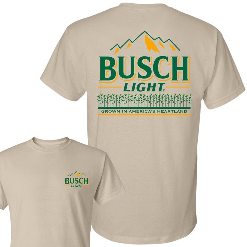 Busch Light T-Shirt, Busch Light Corn Field 2-Sided T-Shirt, Full Color T-Shirt, For Men, For Women Hoodie, Sweatshirt