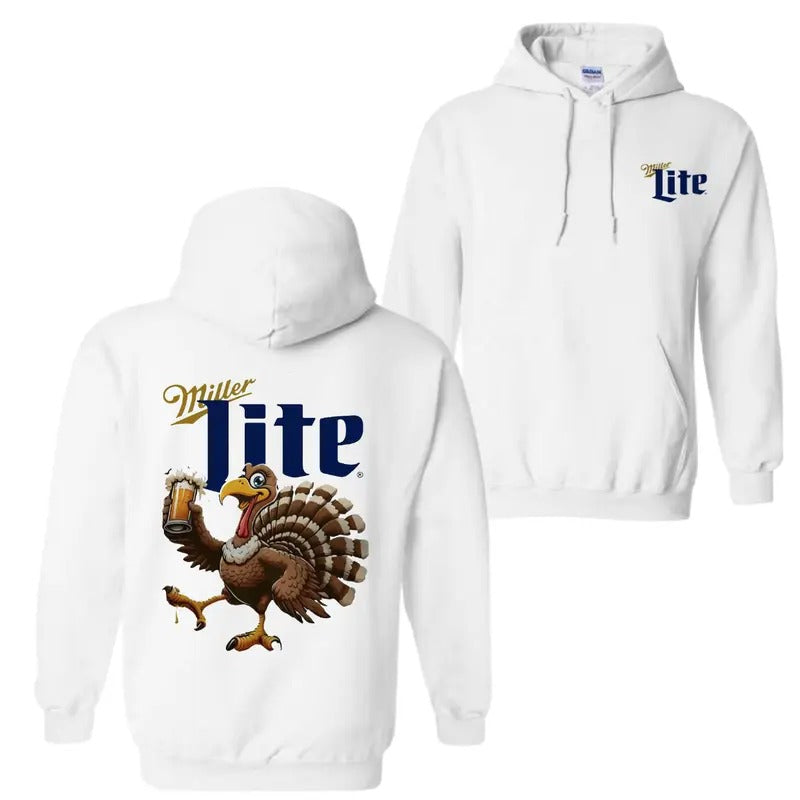 Busch Light Thanksgiving Hoodie, T-Shirt, Fun Festive Strong Turkeystyle{n002}2 Sweatshirt | UrbanDripWear.com