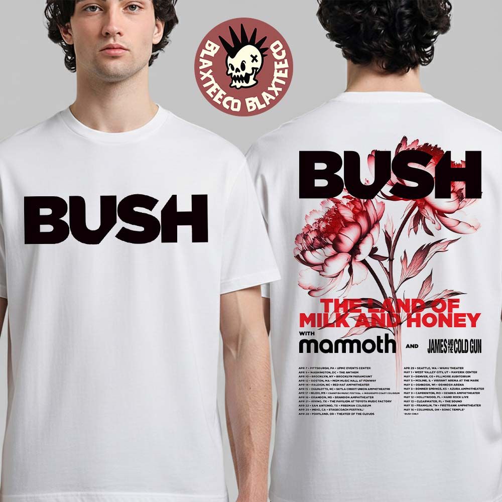 Bush Spring 2026 North America Schedule Dates Two Sided T-Shirt