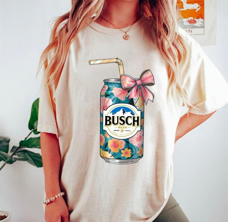 Bussch Light Coquette Bow Shirt, Coquette Shirts, Coquette Sweatshirt, Bussch Light Tshirt , Unisex Classic Cotton Tee...