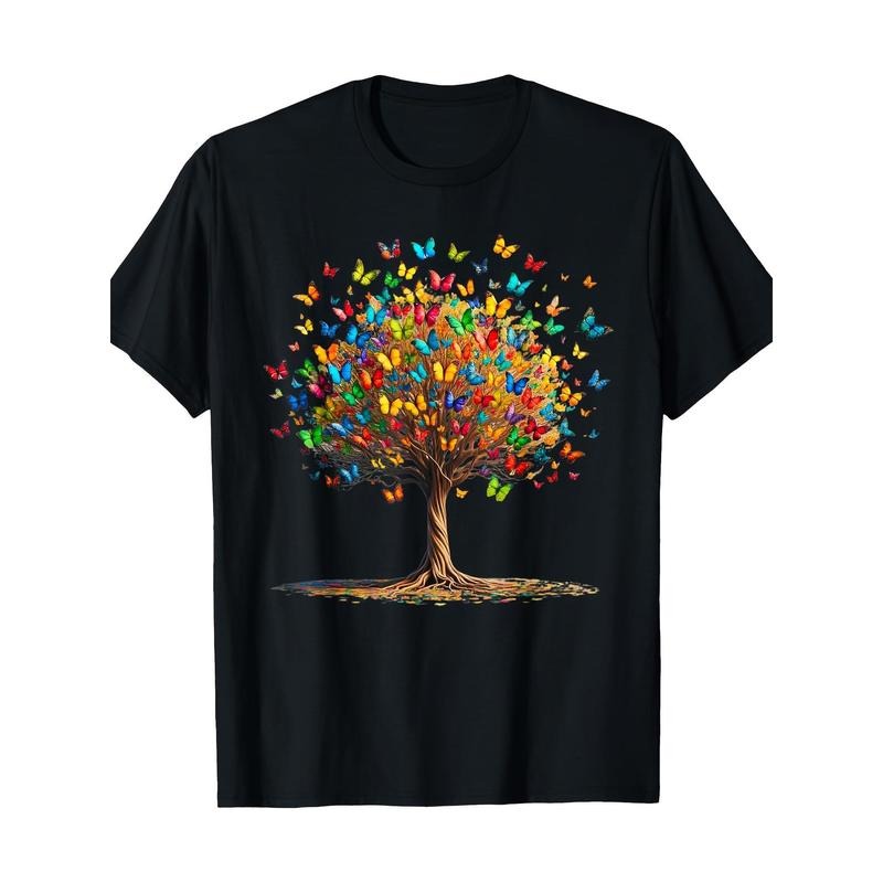 Butterfly Tree Natural Butterfly Lover Lepidoptera T-shirt -100% cotton Made in USA Hoodie, Sweatshirt | UrbanDripWear.com
