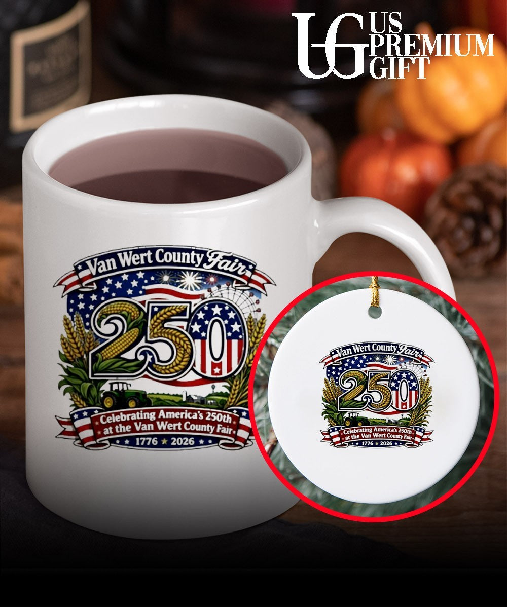Van Wert County Fair 250 Celebrating America’s 250th 1776-2026 T-shirt