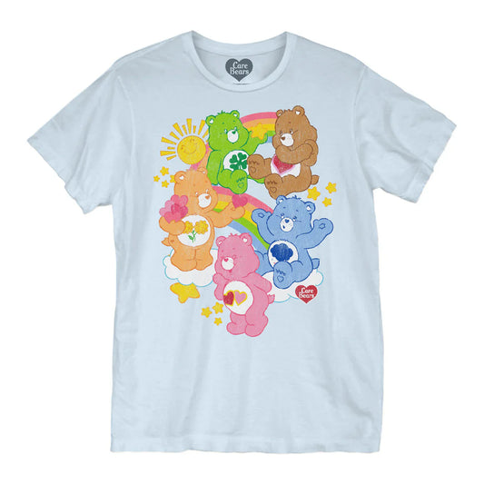 Care Bears - Rainbow Party Powder Blue Unisex T-Shirt