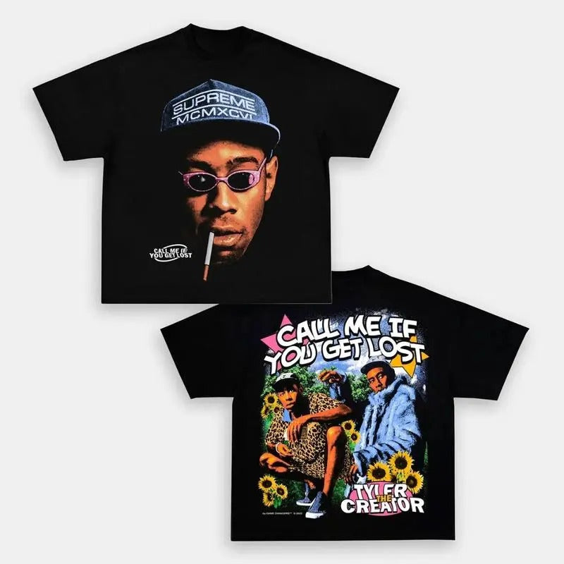 CALL ME WHEN YOU GET LOST TEE - Double Sided Prints Vintage Bootleg T-Shirt Hoodie, Sweatshirt | UrbanDripWear.com