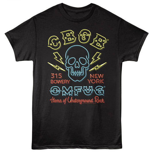 CBGB Eye-Catching T-Shirt, Neon Sign