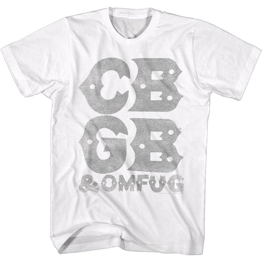 CBGB Eye-Catching T-Shirt, Stacked Logo