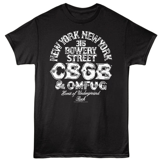 CBGB Eye-Catching T-Shirt, Address