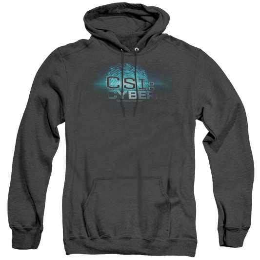Csi Cyber Thumb Print - Heather Pullover Hoodie