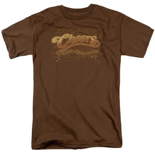 Cheers Scrolled Logo - Men's Regular Fit T-Shirt