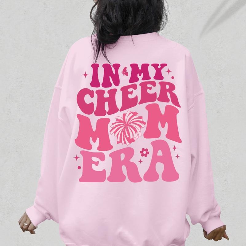 CHEER MOM ERA SWEATSHIRT (Crewneck Sweatshirt, Unisex Fit, Causal Sweatshirt for Christmas, Christmas Holiday Sweatshirt)...