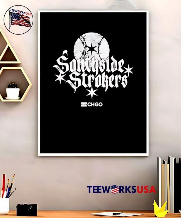 CHGO Southside Strokers Baseball Barbed Wire Logo shirt
