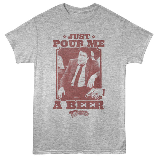 CHEERS Eye-Catching T-Shirt, POUR ME A BEER