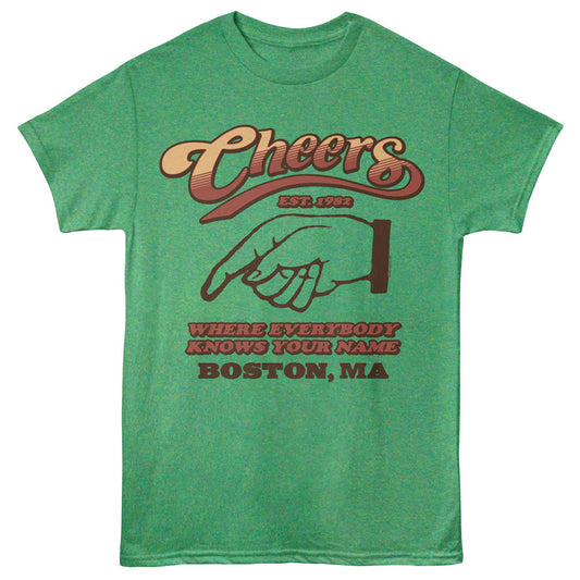 CHEERS Eye-Catching T-Shirt, TITLE LOGO Style002