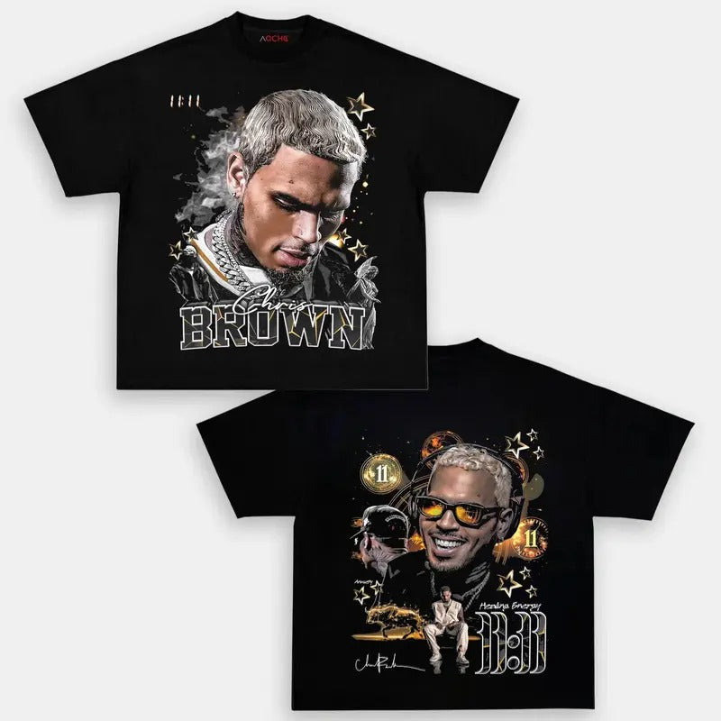 CHRIS BROWN 11-11 TEE - [DS] T-shirt, Gift For Fans Hoodie, Sweatshirt | UrbanDripWear.com
