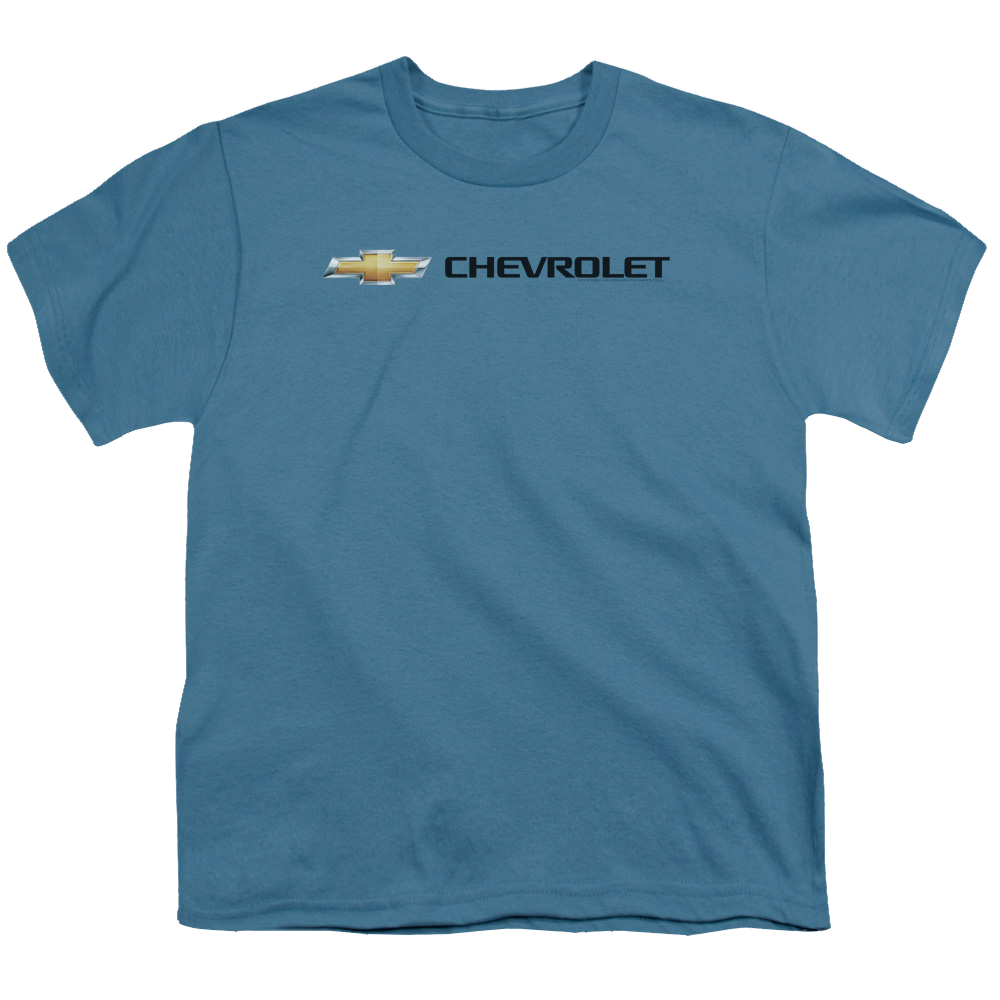 Chevrolet Chevy Bowtie Wide Front - Youth T-Shirt (Ages 8-12)