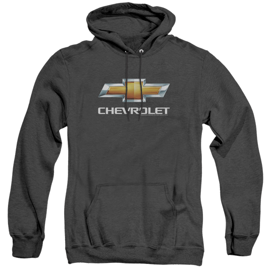 Chevrolet Chevy Bowtie Stacked - Heather Pullover Hoodie Style001