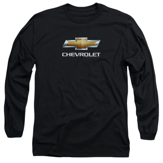 Chevrolet Chevy Bowtie Stacked - Men's Long Sleeve T-Shirt Style001