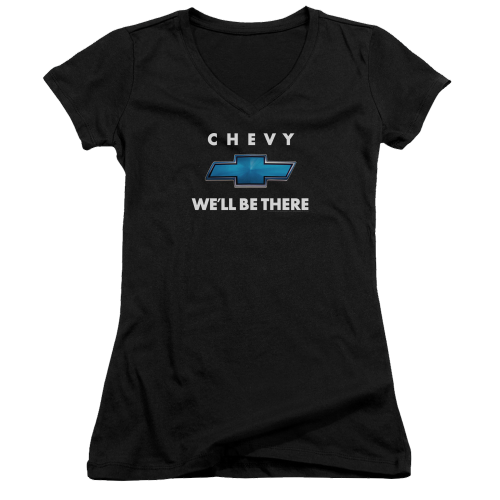 Chevrolet Well Be There - Juniors V-Neck T-Shirt