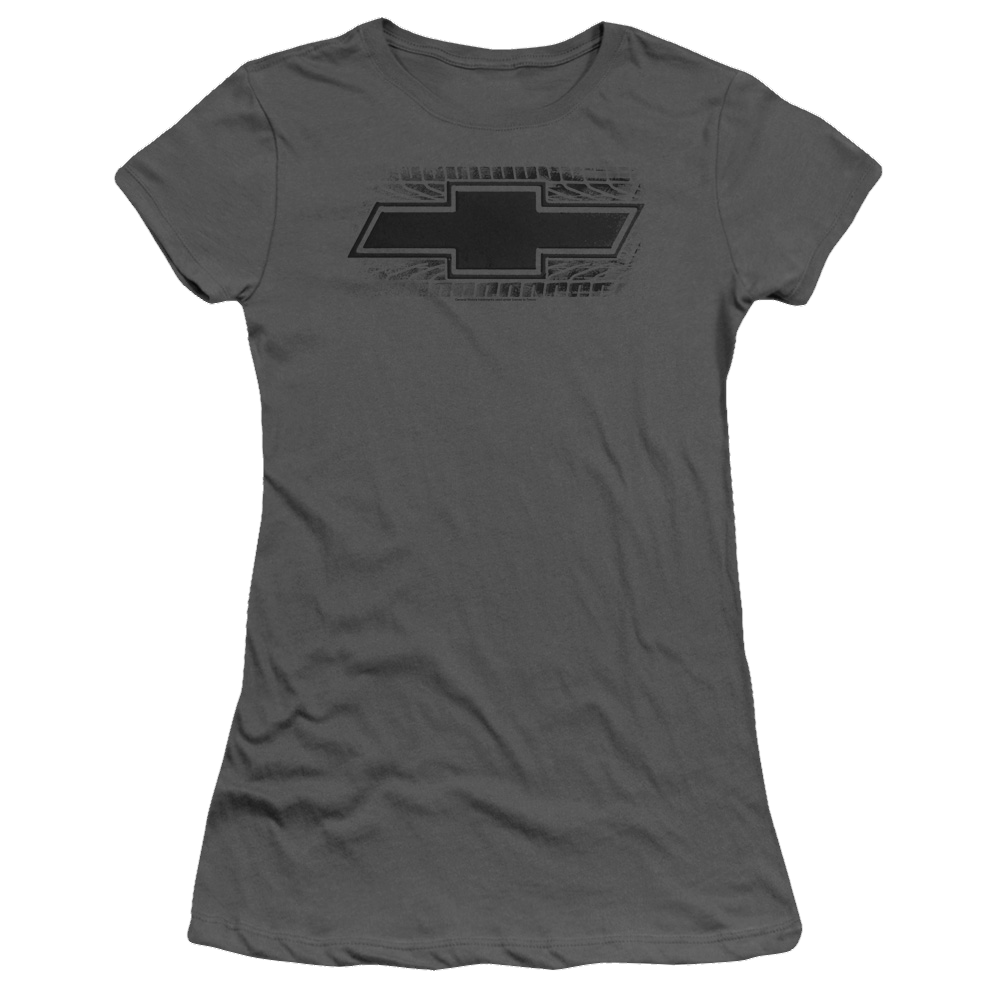 Chevrolet Bowtie Burnout - Juniors T-Shirt