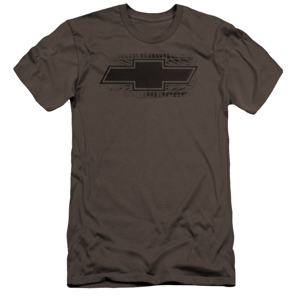 Chevrolet Bowtie Burnout - Men's Premium Slim Fit T-Shirt