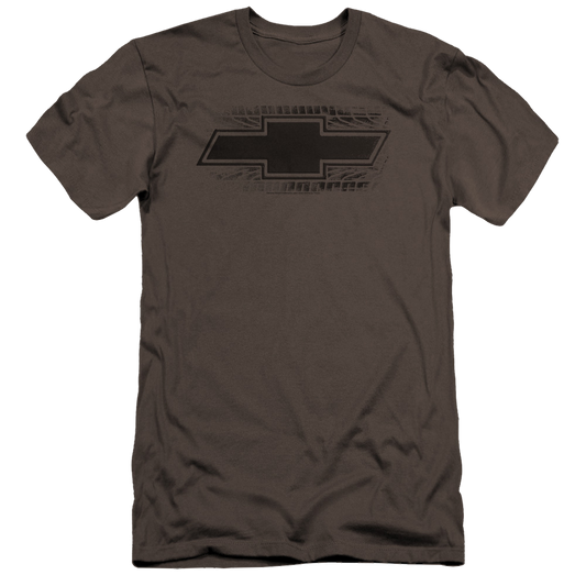Chevrolet Bowtie Burnout - Men's Premium Slim Fit T-Shirt