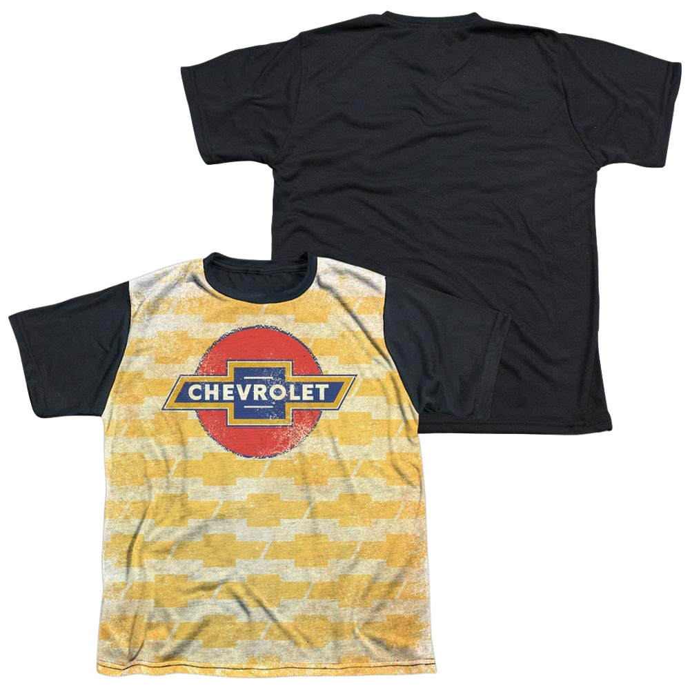 Chevrolet Chevy Repeat - Youth Black Back T-Shirt (Ages 8-12)