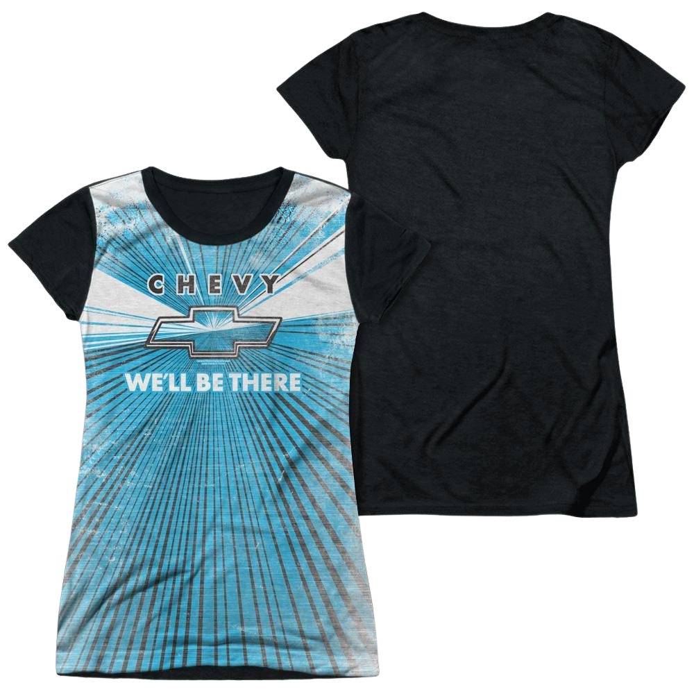 Chevrolet Well Be There - Juniors Black Back T-Shirt