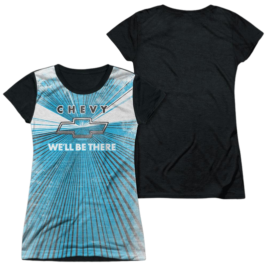 Chevrolet Well Be There - Juniors Black Back T-Shirt