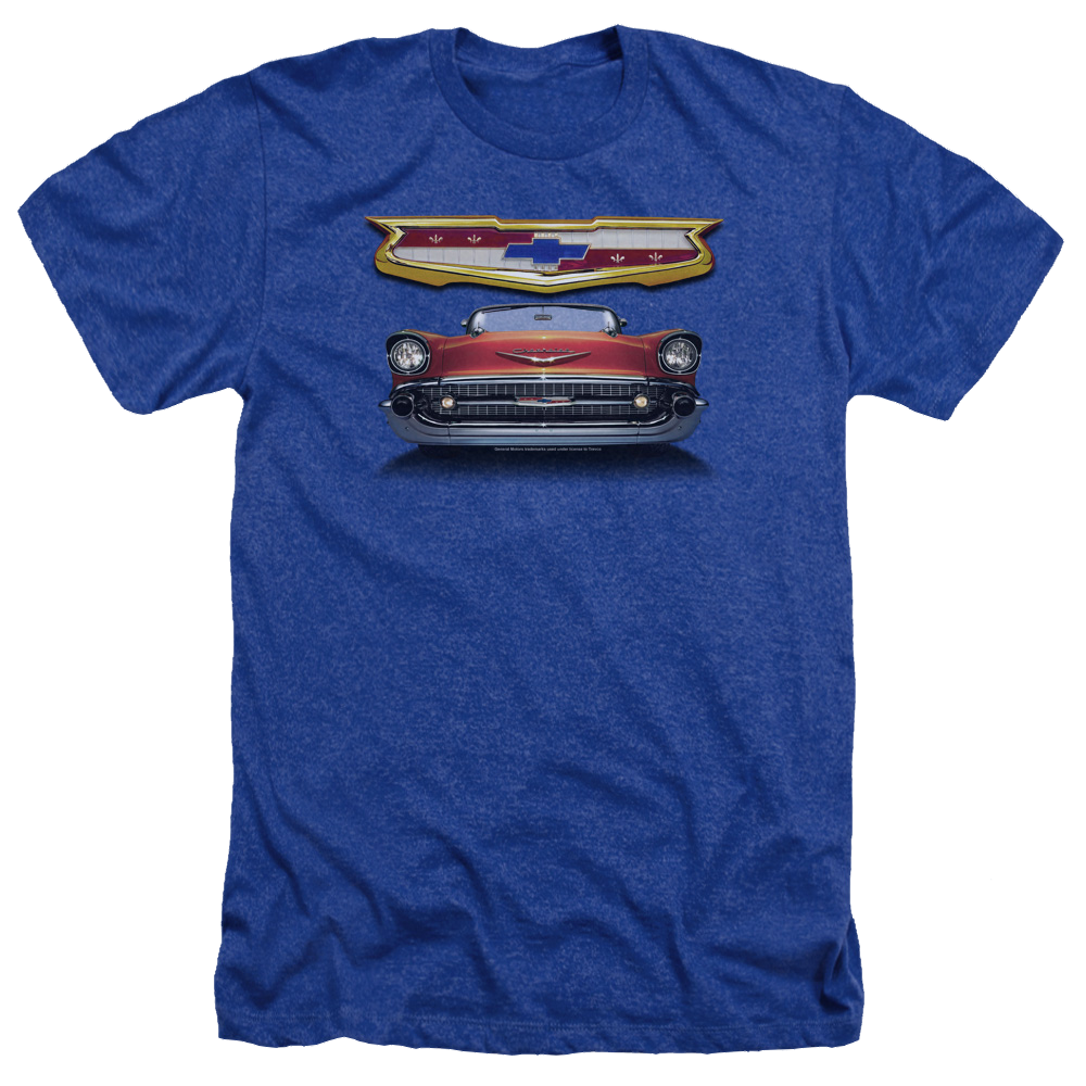 Chevrolet 1957 Bel Air Grille - Men's Heather T-Shirt