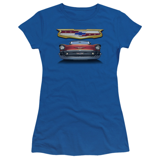 Chevrolet 1957 Bel Air Grille - Juniors T-Shirt