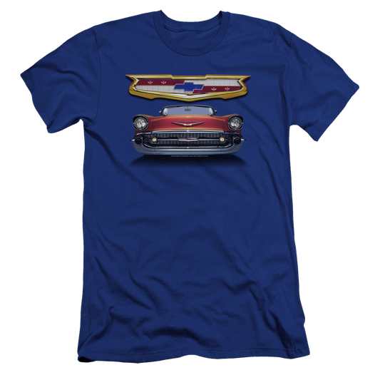 Chevrolet 1957 Bel Air Grille - Men's Premium Slim Fit T-Shirt