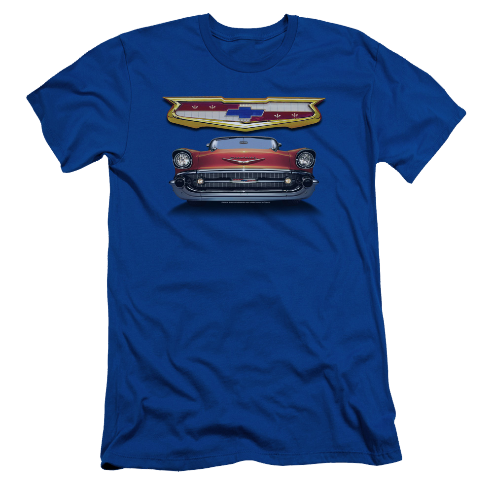 Chevrolet 1957 Bel Air Grille - Men's Slim Fit T-Shirt