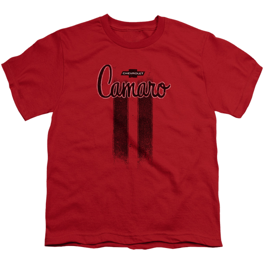 Chevrolet Camaro Stripes - Youth T-Shirt (Ages 8-12) Style001