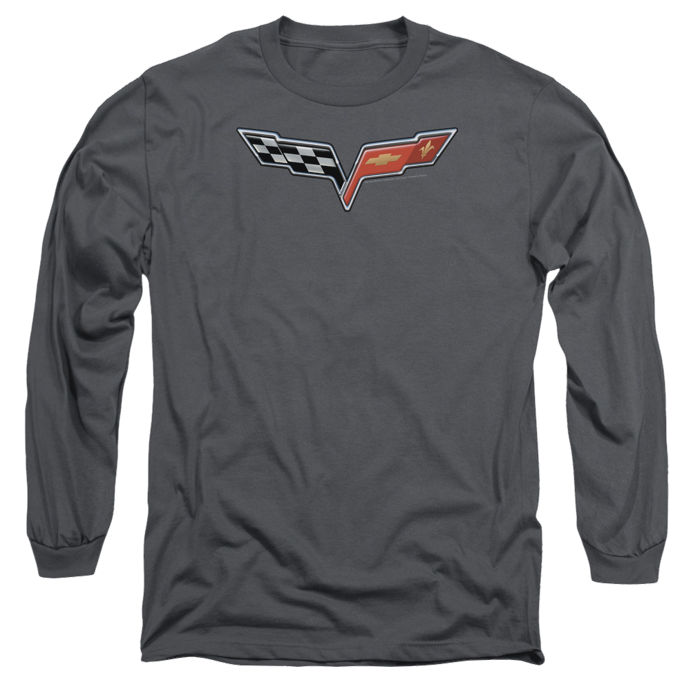 Chevrolet The Vette Medallion - Men's Long Sleeve T-Shirt