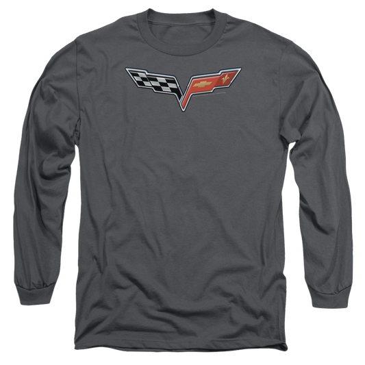 Chevrolet The Vette Medallion - Men's Long Sleeve T-Shirt