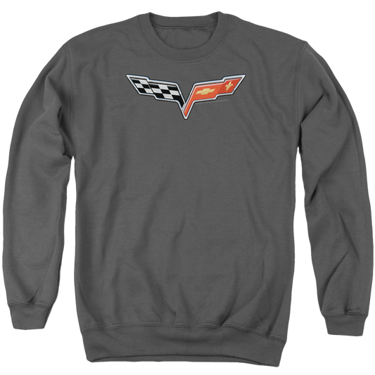Chevrolet The Vette Medallion - Men's Crewneck Sweatshirt