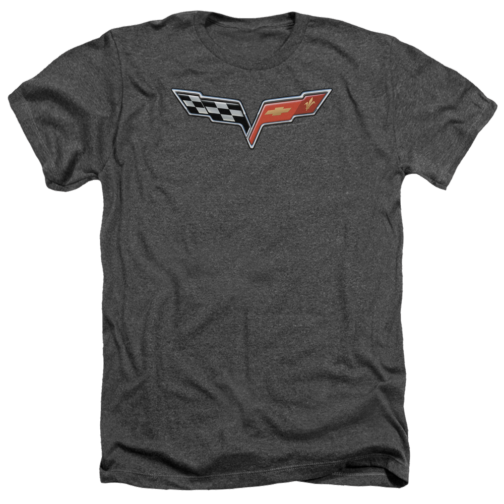 Chevrolet The Vette Medallion - Men's Heather T-Shirt