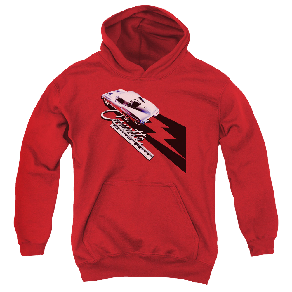 Chevrolet Split Window Sting Ray - Youth Hoodie (Ages 8-12)