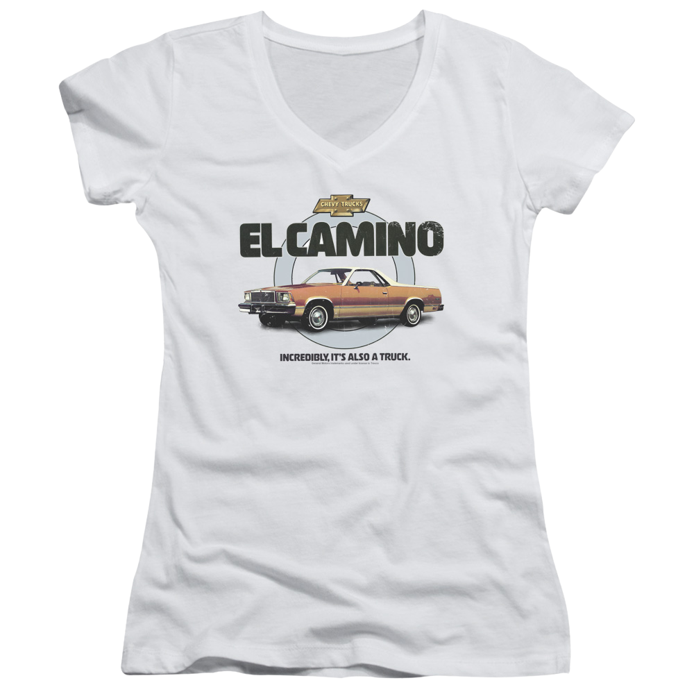 Chevrolet Also A Truck - Juniors V-Neck T-Shirt
