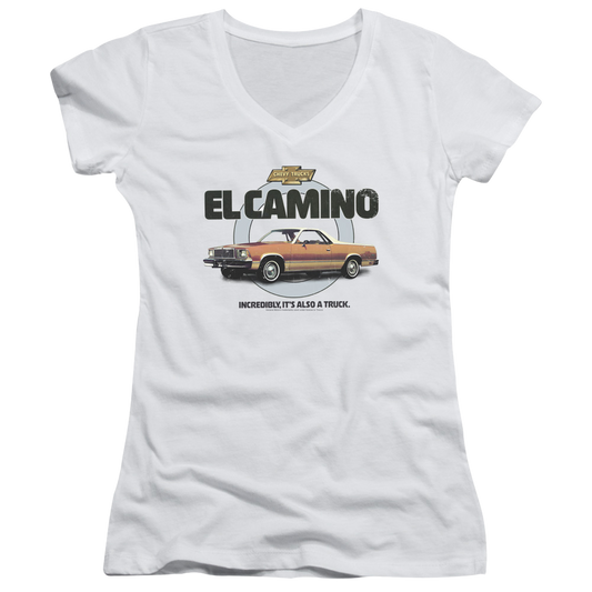 Chevrolet Also A Truck - Juniors V-Neck T-Shirt