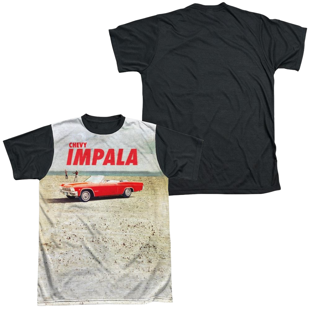 Chevrolet Beach Impala - Men's Black Back T-Shirt