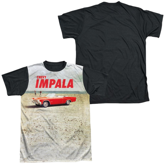 Chevrolet Beach Impala - Men's Black Back T-Shirt