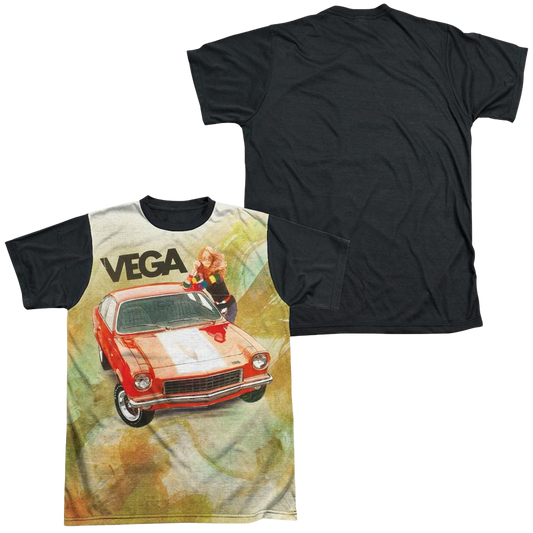 Chevrolet Vega Watercolor - Men's Black Back T-Shirt