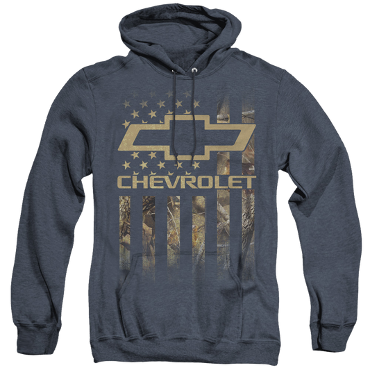 Chevrolet Camo Flag - Heather Pullover Hoodie