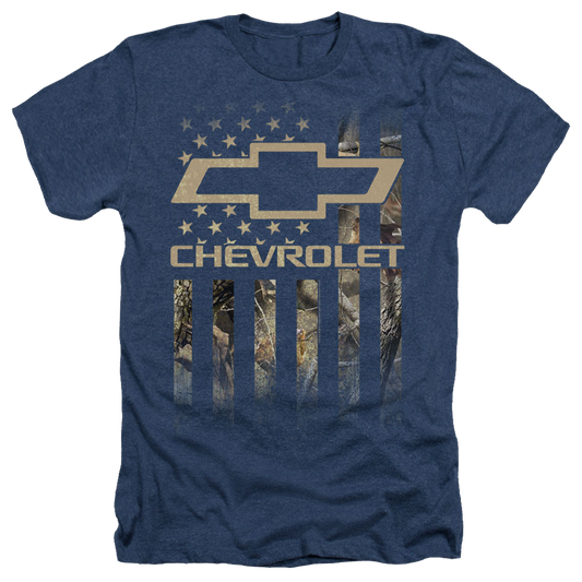 Chevrolet Camo Flag - Men's Heather T-Shirt