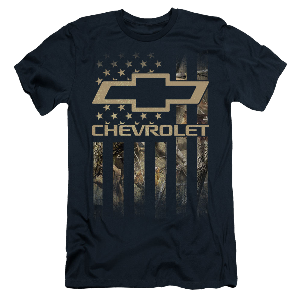 Chevrolet Camo Flag - Men's Slim Fit T-Shirt