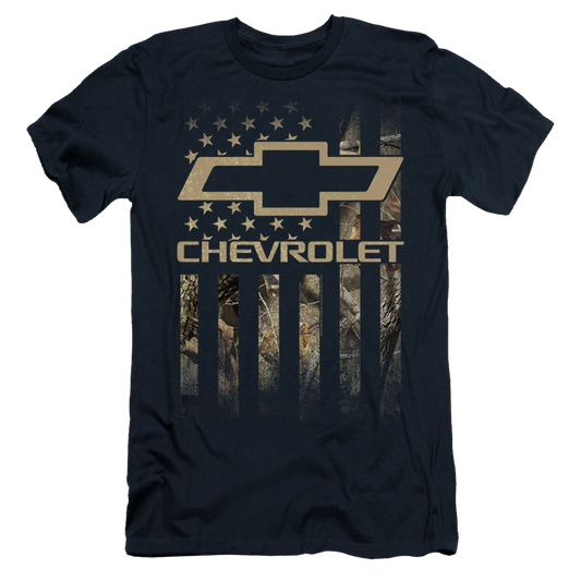 Chevrolet Camo Flag - Men's Slim Fit T-Shirt