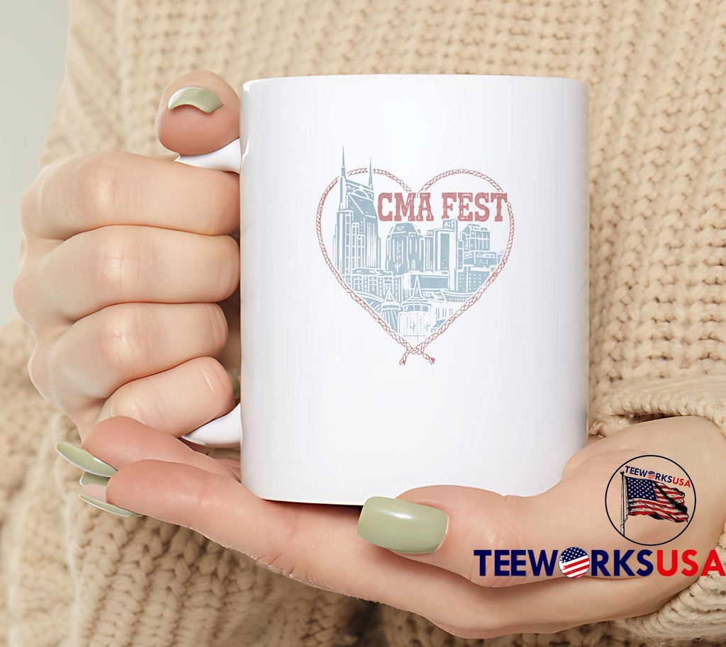 CMA Fest Nashville city heart country music shirt
