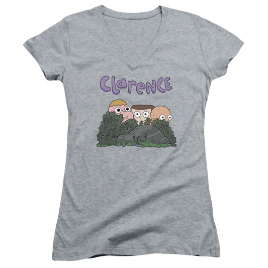 Clarence Gang - Juniors V-Neck T-Shirt