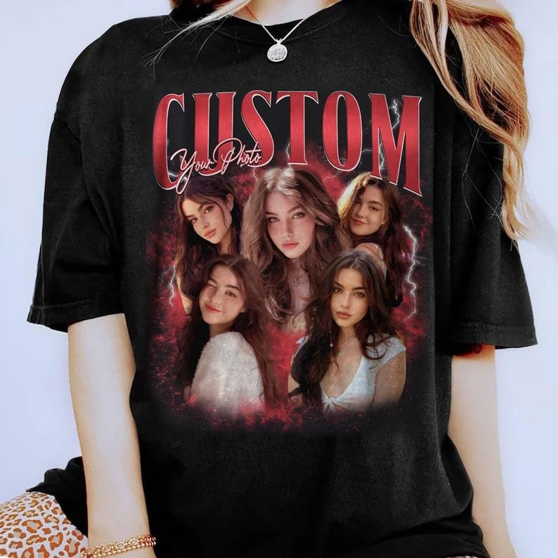 COMFORT COLORS Vintage Graphic 90s Shirt, Custom Bootleg Rap Tee, Insert Your Design, CUSTOM Your Own Bootleg Idea Here,...
